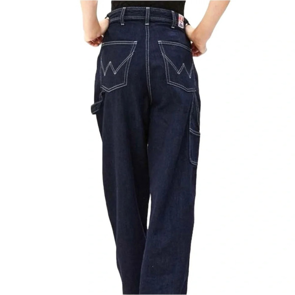 Wrangler Womens Casey Jones Utility Carpenter Barrel 652 High Rise Jean Size 35 - Picture 11 of 16